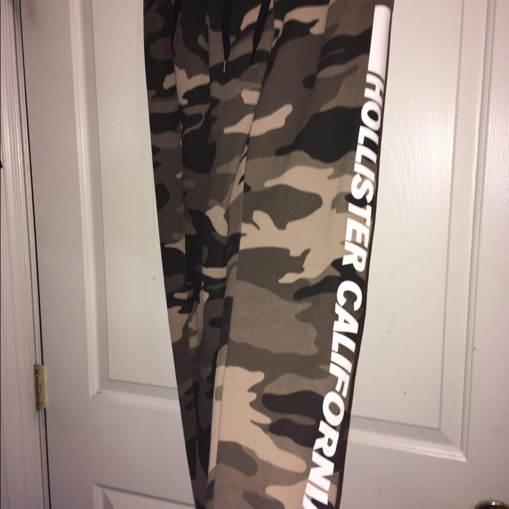 Medium sized Hollister camo sweatpants